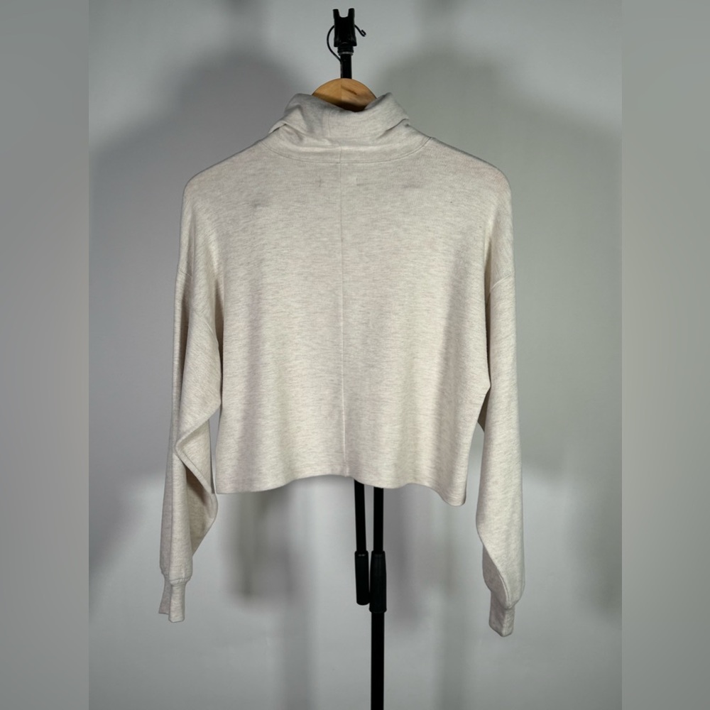 Madewell Brushed Jersey Funnelneck Sweater - Picture 2 of 5
